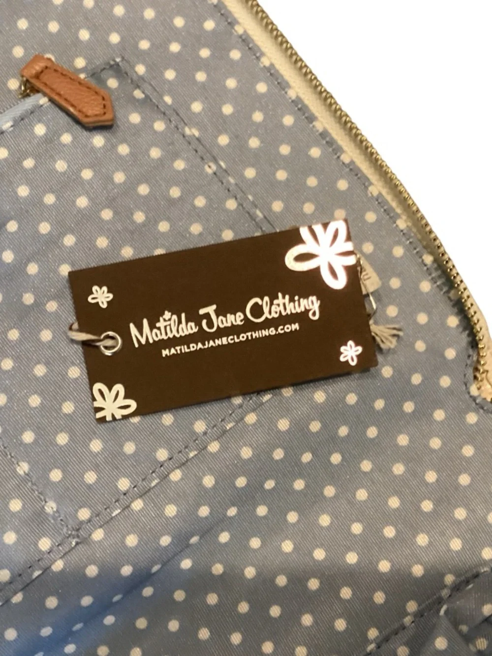 Matilda Jane On The Go Vegan Floral Zip Tablet Tech Travel Case NWT